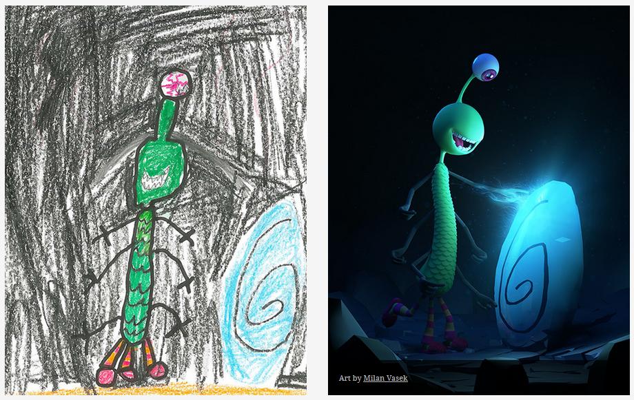 Child-Monster-doodles-girathing-ilustraciones -10