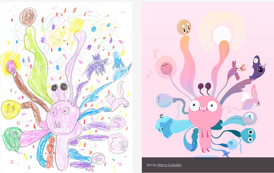 Child-Monster-doodles-giran las ilustraciones -25 -25