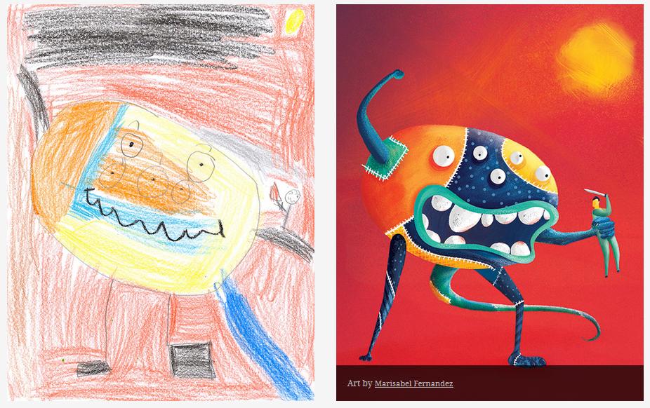 Child-Monster-doodles-giran las ilustraciones -26 -26