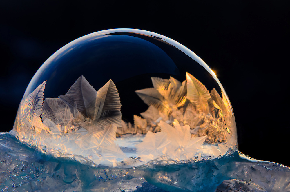 Misteriosas burbujas congeladas de esperanza con 5