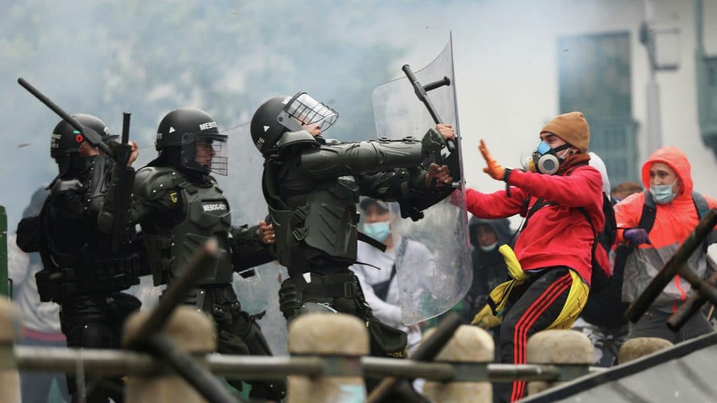 Balas en Colombia