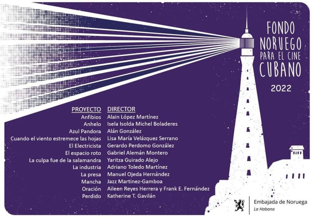 Ganadores Fondo Noruego para el cine cubano