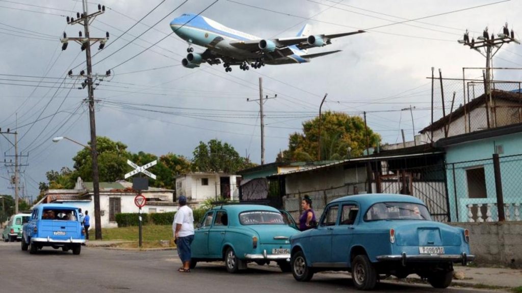 Air Force One en Cuba