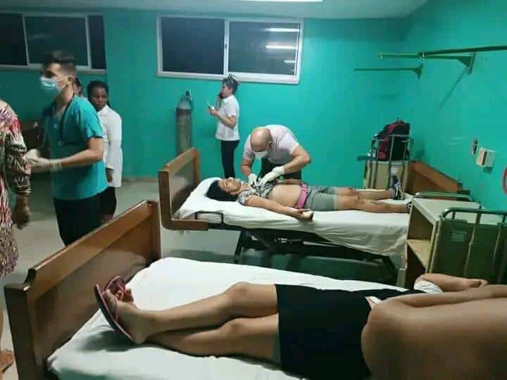 Lesionados en accidente de Holguín