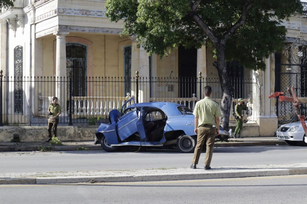accidente en Linea