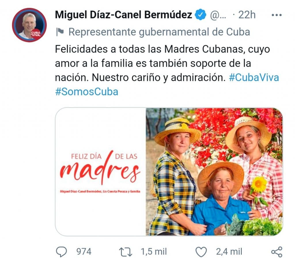 Díaz-Canel memes Dia de las madres