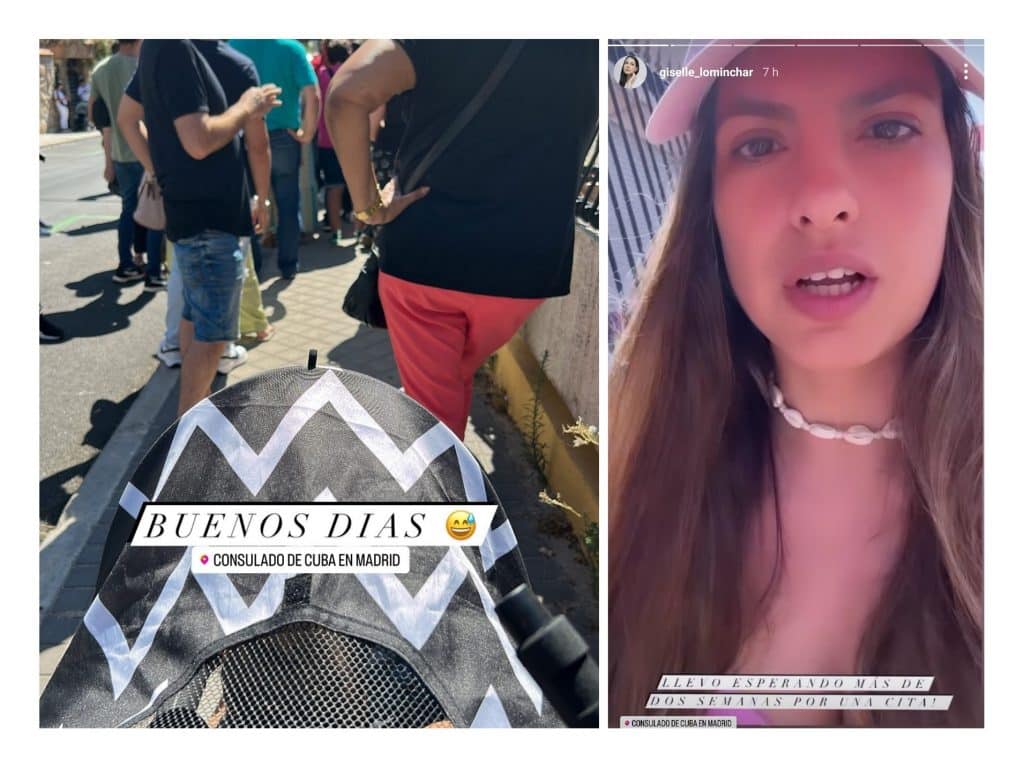 Giselle Lominchar consulado cubano en Madrid IG