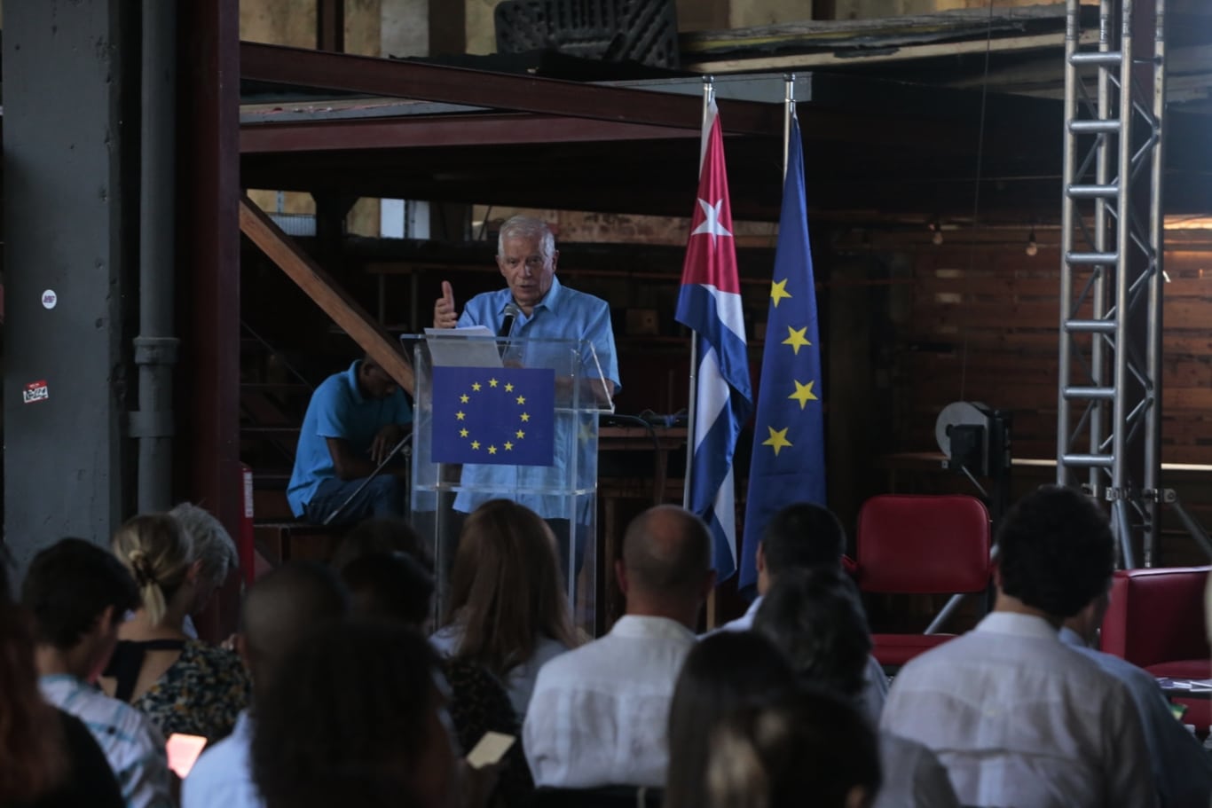 Josep Borrell encuentro con emprendedores cubanos 1