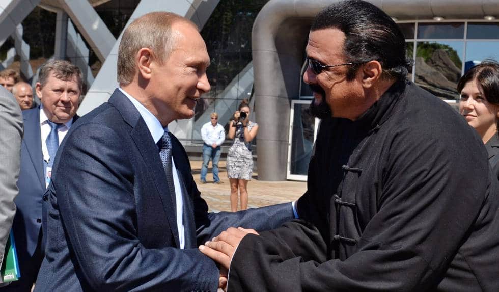Steven Seagal y Vladimir Putin