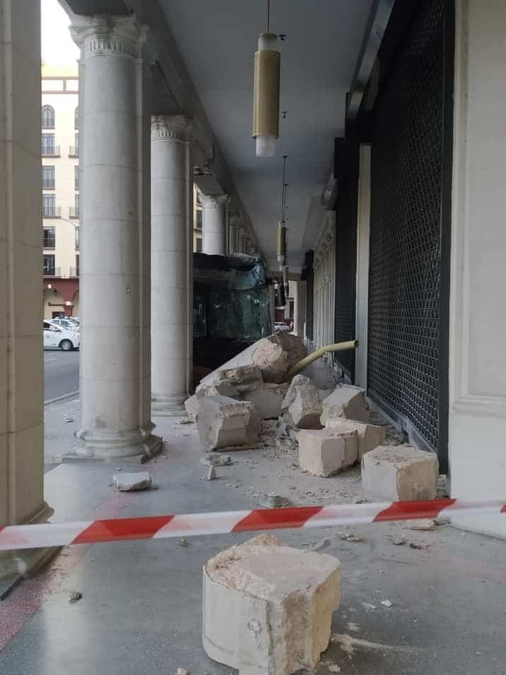 Accidente en el Hotel Manzana Kempinski