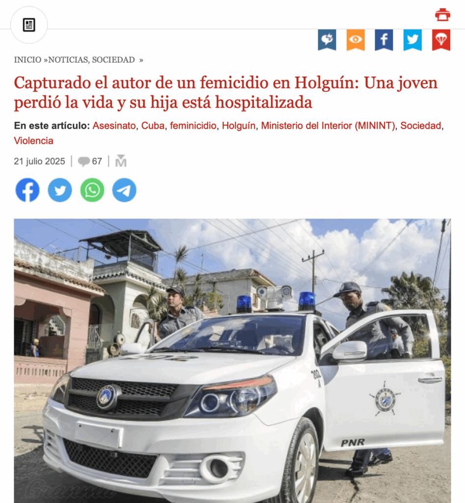 feminicidio en Cuba
