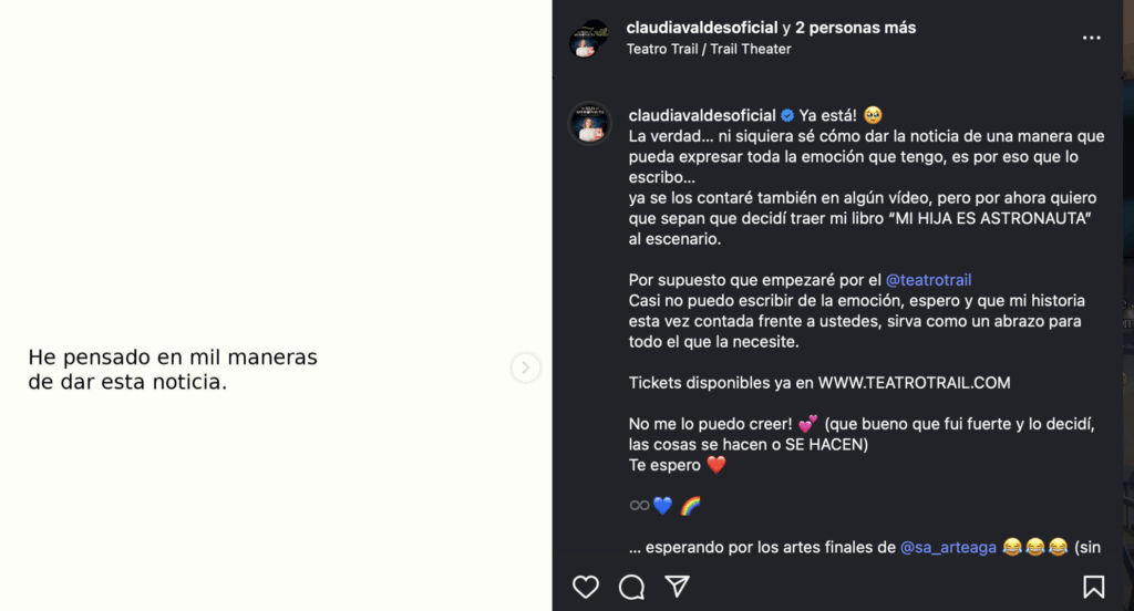 Claudia Valdés libro sobre su hija