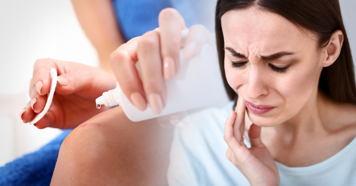 El agua oxigenada calmará todas las dolencias producidas por las molestias bucales