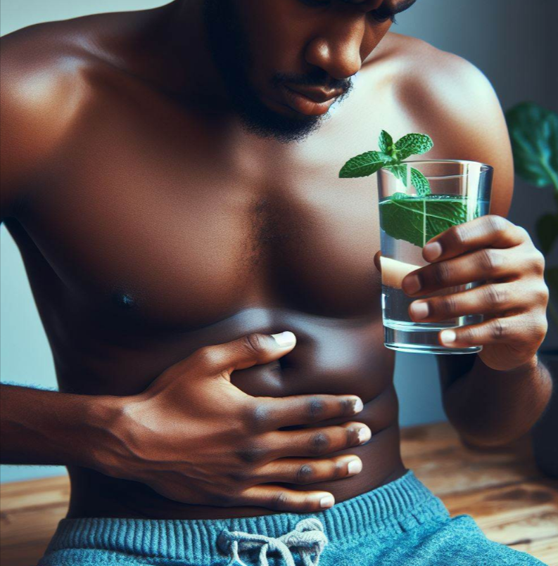 Hierbabuena para la inflamación estomacal