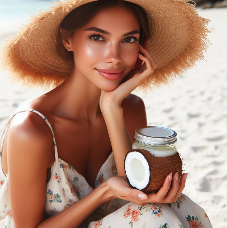Aceite de coco para la piel