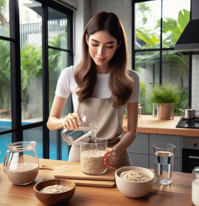 Agua de avena para adelgazar