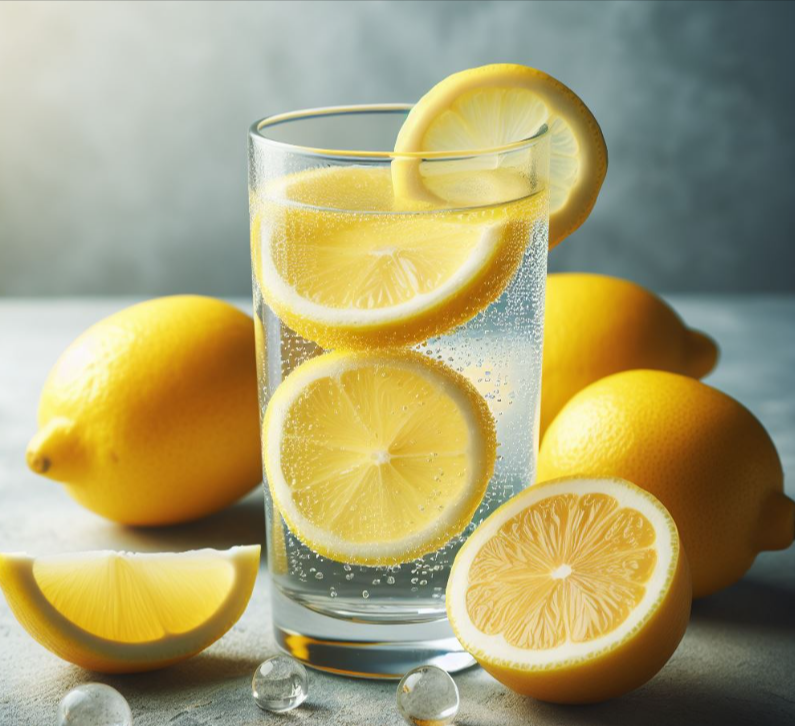 Agua con limón