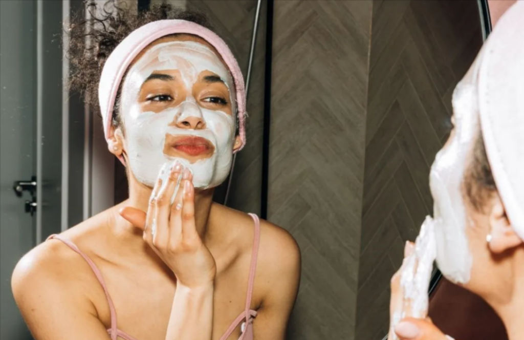  Aplicación de la mascarilla de maicena