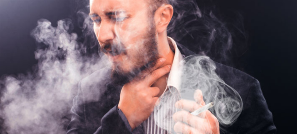 Irritación por humo o alcohol