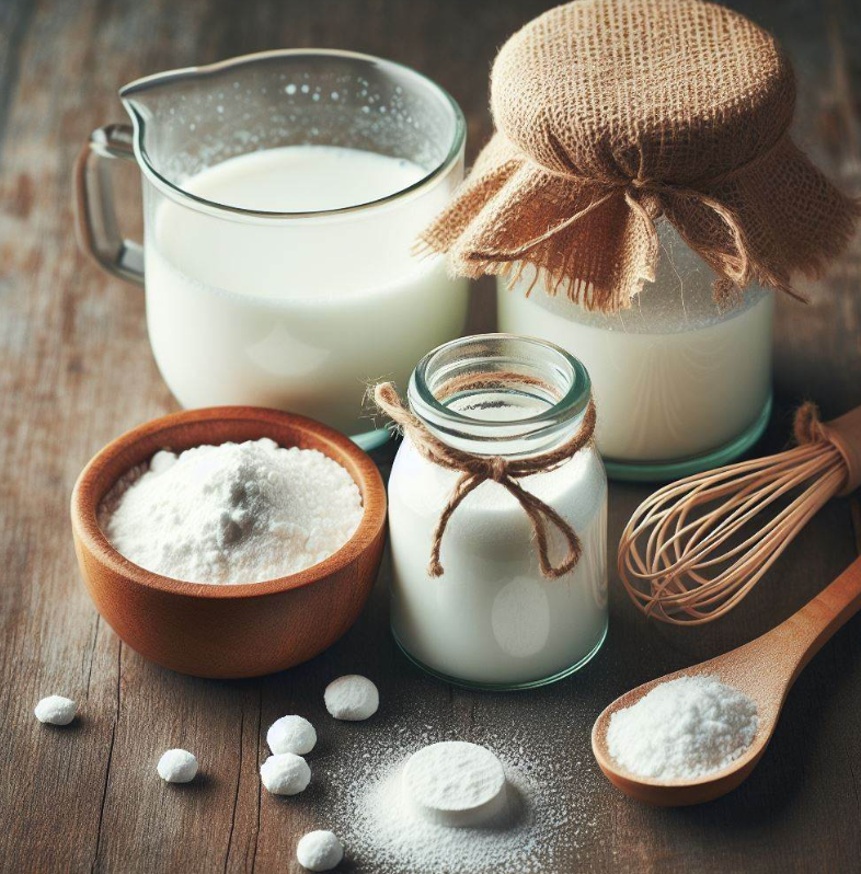 Leche y bicarbonato de sodio para eliminar las manchas en el cuello