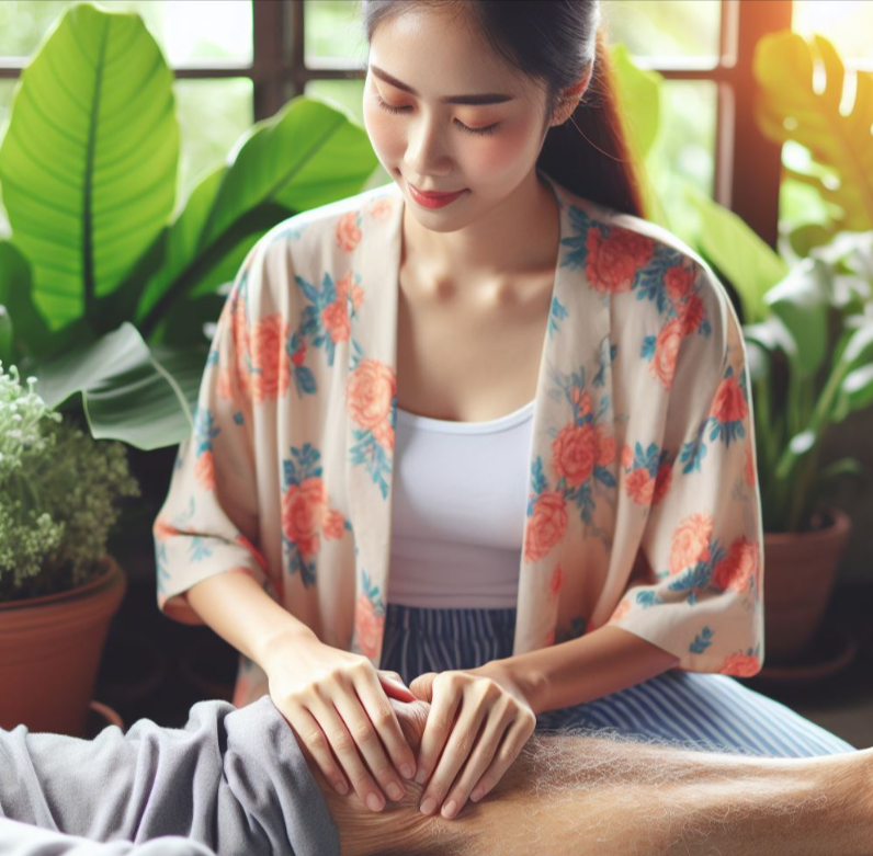 Masajes para estimular la circulación