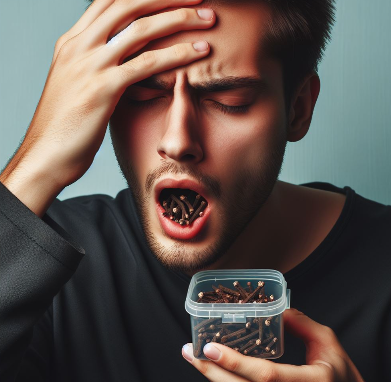 Masticar clavos de olor para el dolor de muelas