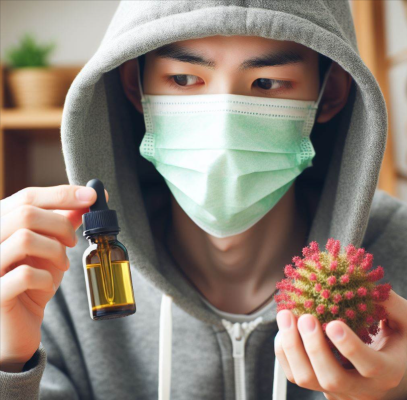 Aceite de orégano con propiedades antibacterianas