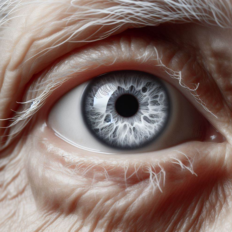 Catarata en la vejez