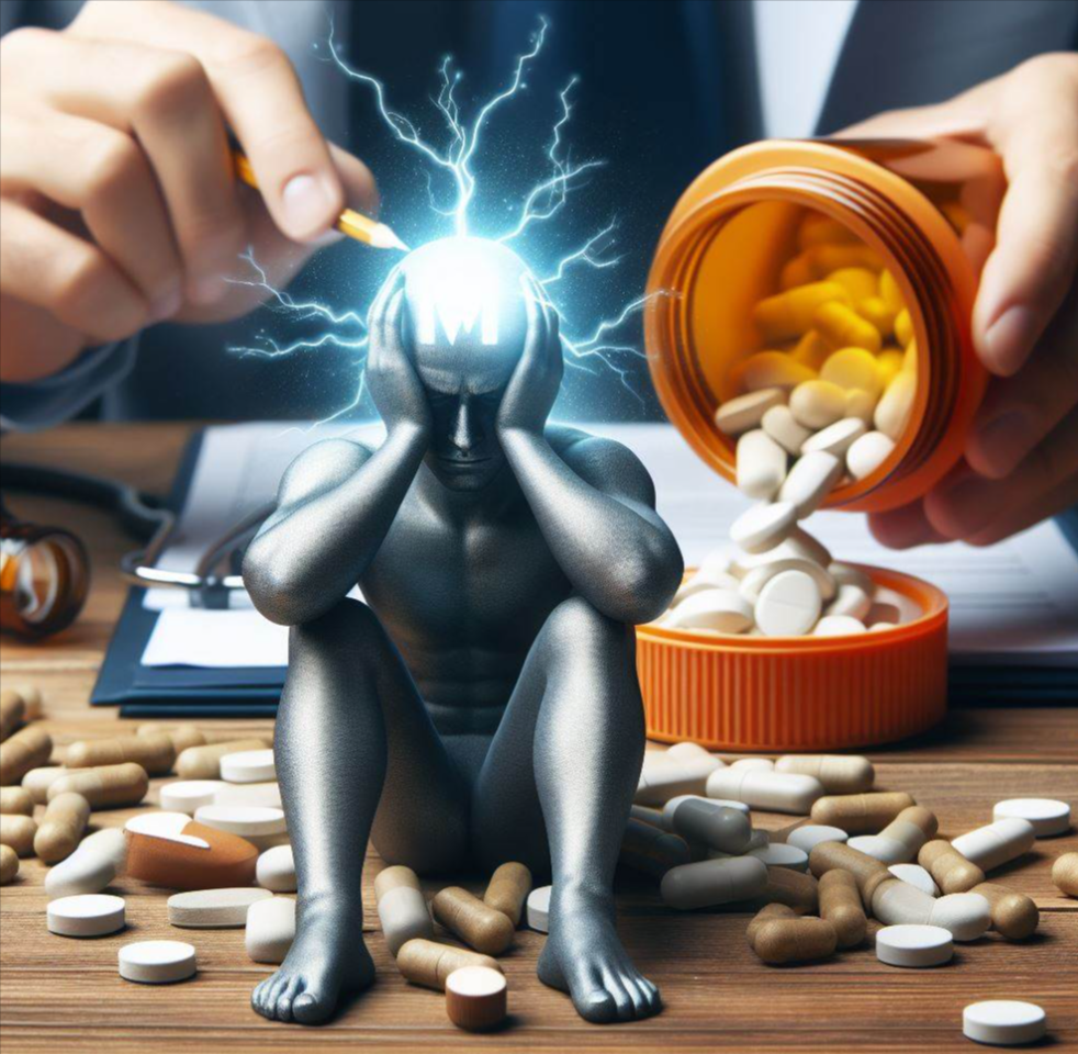 Persona realista que siente decaimiento por falta de magnesio en el cuerpo