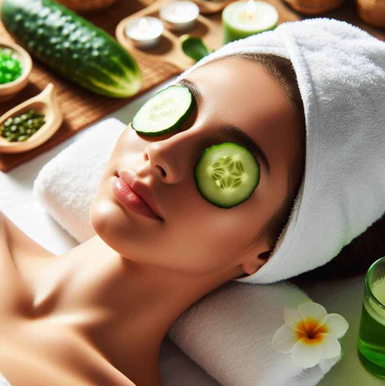 Tonificar la piel y eliminar ojeras con el pepino